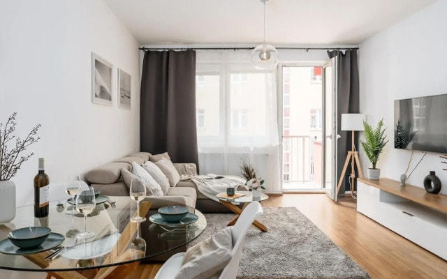 Bright Apartment in Nusle by Prague Days