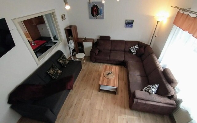 Apartment with a garden