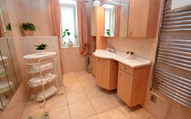 Pretty Apartment in Podebrady With Garden, Balcony, Parking