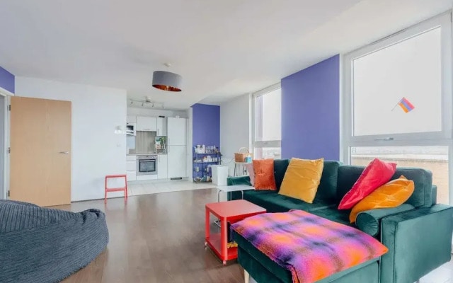Quirky 1BD Flat W/gym & City Views Dalston!
