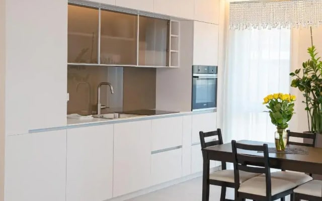 Luxurious Blue&Yellow Apartment in Kaunas Center