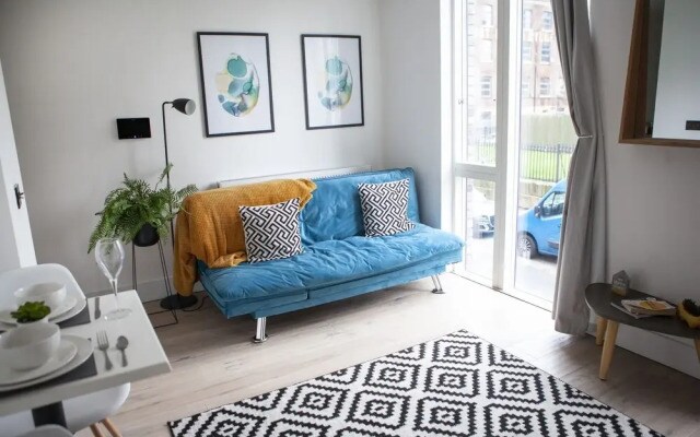Modern city centre apartment  roof garden