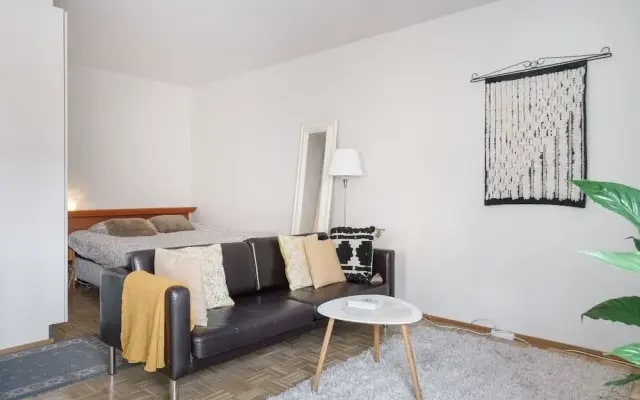 Bright Studio Apt. with Private Balcony