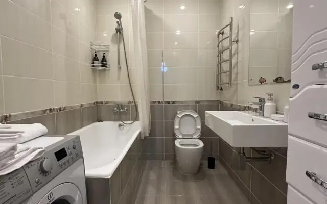 Апартаменты на проспекте Ракетостроителей 1, корп. 1