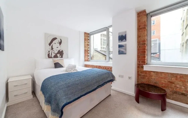 Stylish with beautiful brick walls