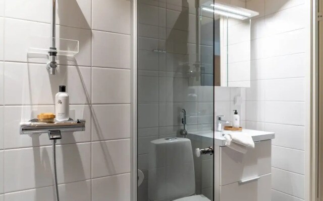 Private sauna and balcony in Kakola