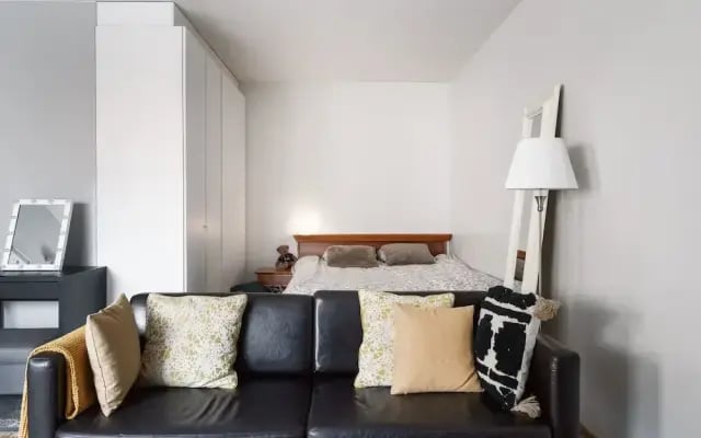 Bright Studio Apt. with Private Balcony