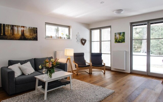 Apartmán s nádherným výhledem v centru Harrachova