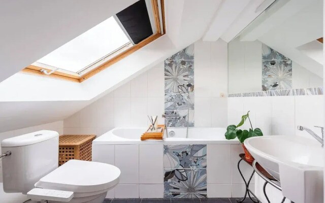 Charming Prague Apartment in Vršovice With Roof Terrace