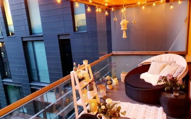 Superb 1BR home with sauna and terrace