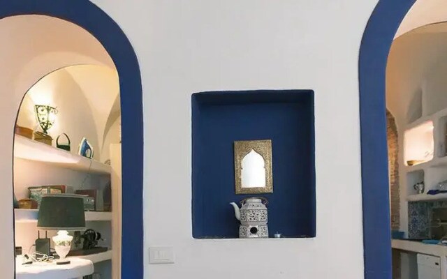 blue house