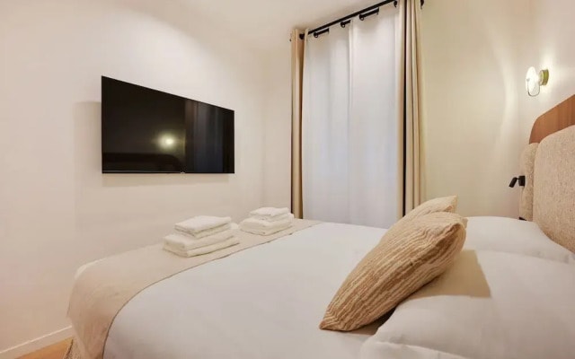 Chic Apartment - 1br/4p -ac- Marais/vosges