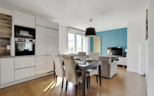 Cosy Apartment & Balcony -1br/4p- Levallois-perret
