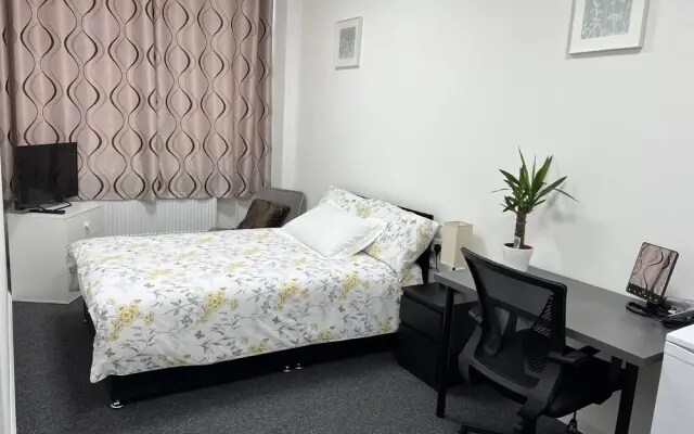 Double bed with attached Bath & Balcony