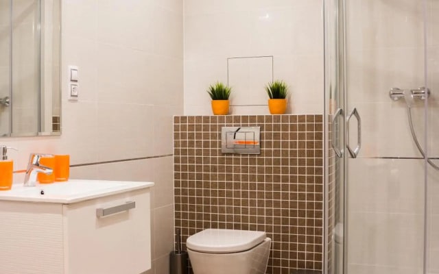 Prague apartment in residential tower · parking