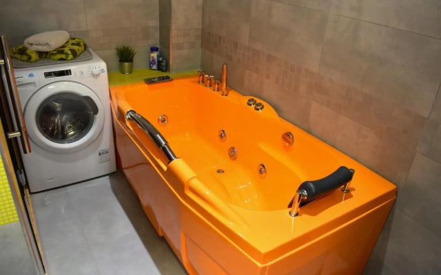 NEW CENTRAL ROOFTOP with private WELLNESS, Sauna & Whirlpool bath