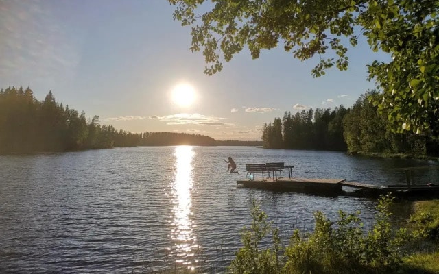 Villa Rock and Lake