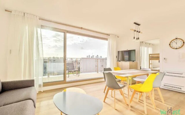 Modern Apt With Balcony-6p-close to Disney/paris