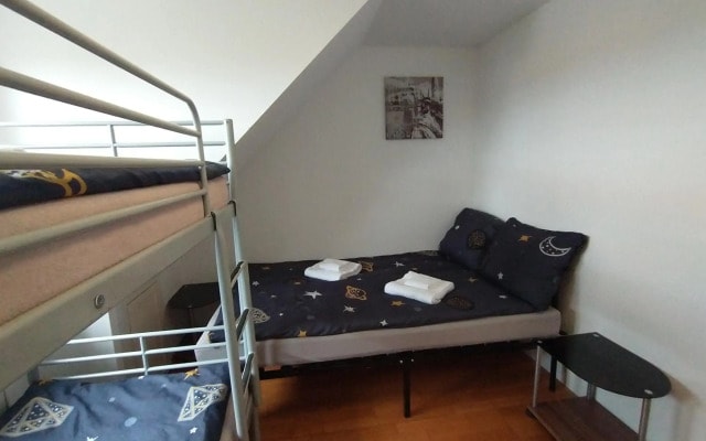 Apartment with a garden