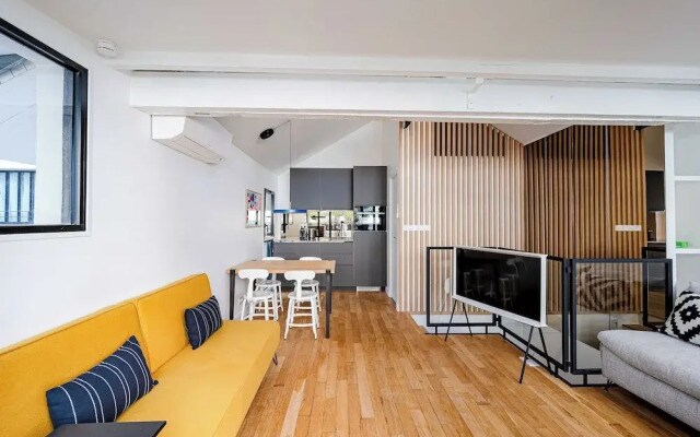 Marais Area - Outdoor Patio - A/C - 2bdr