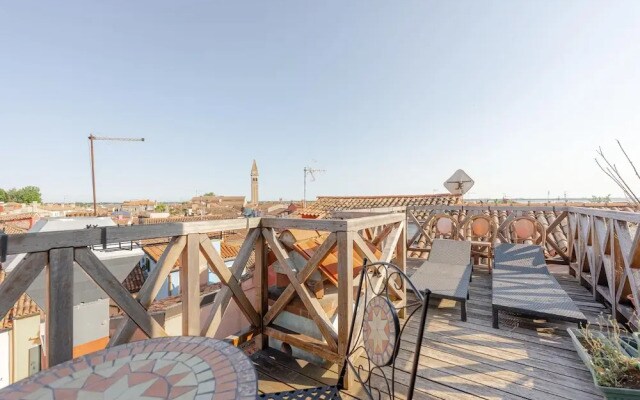 Luxury Burano Penthouse - Lagoon View