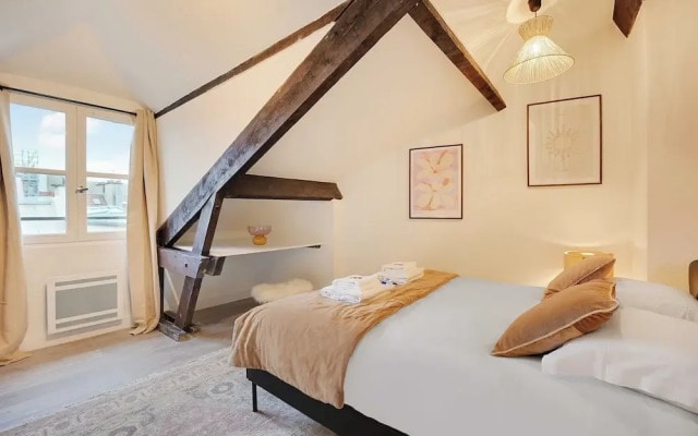 Charming Duplex in Marais for 2 People