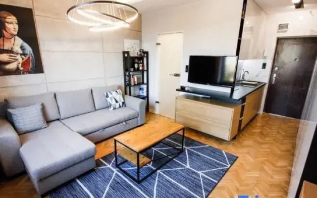 Nowolipki Studio, City Center Skyline View, WarsawStay