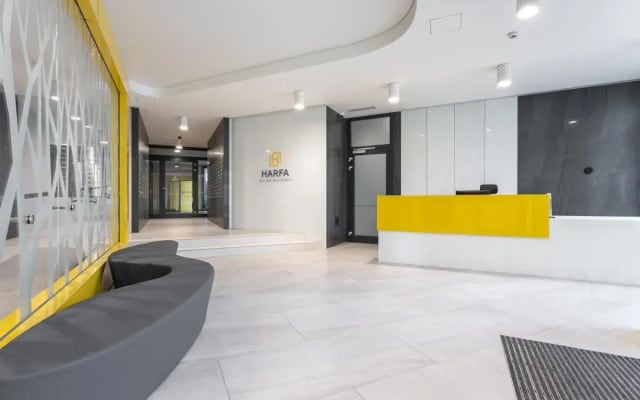 Yellow apartment with PARKING