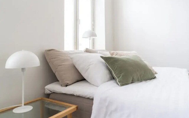 A bright wooden studio for four