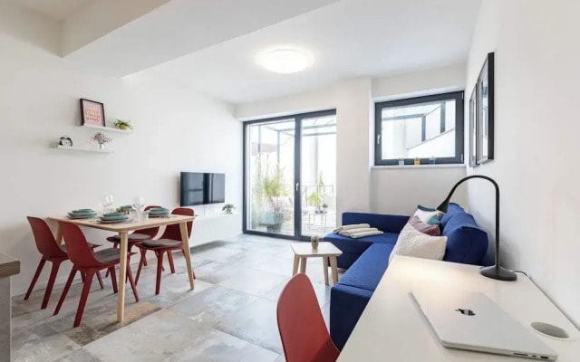 Fully equipped apartments with Terraces, Free garage parking, Netflix & AC - by Apartmány Šlapanice cz