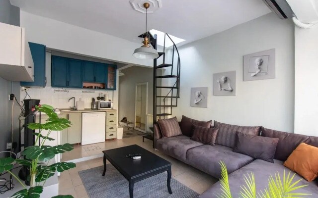 Sleek Flat with Excellent View in Cihangir
