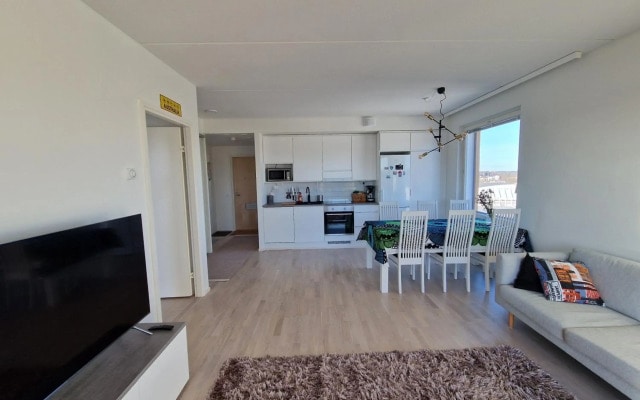 62m2 10th floor modern apartment with sauna and view