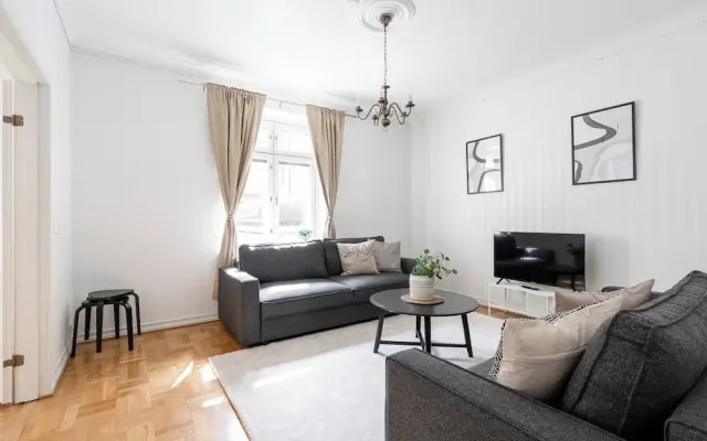 Historical 2BR Apartment with Sauna & Great Location