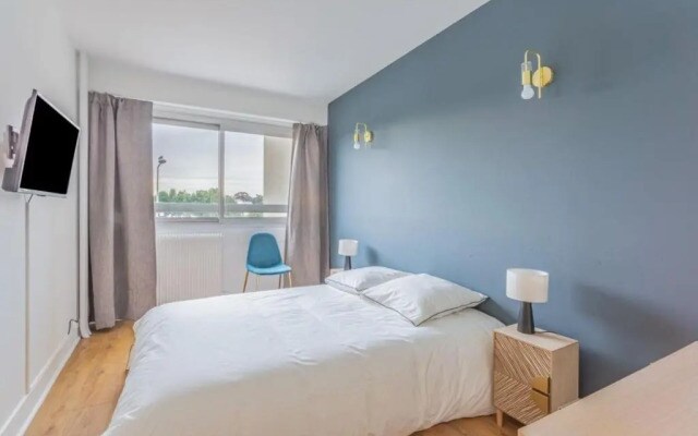 Appart'Hôtel Luminous Vue Seine- Paris 15min