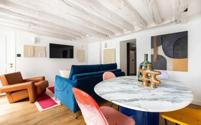 Joyful Apartment, 2br/6p Heart of Paris - Louvre