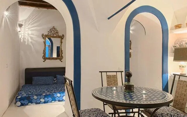 blue house