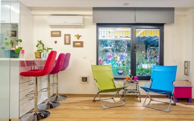Flat With Rainbow Themed Design in Goztepe