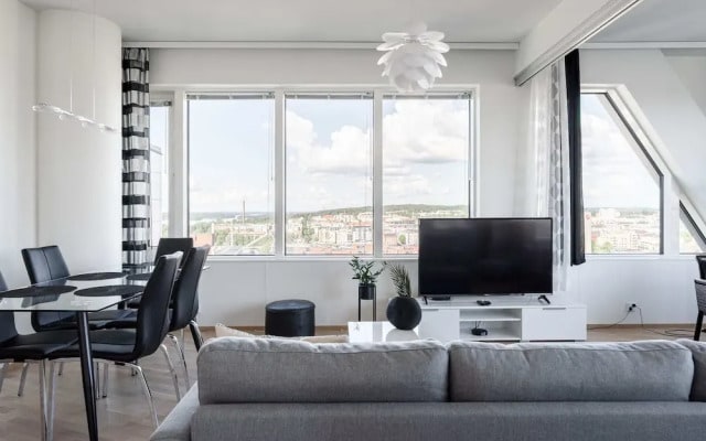 Stunning Views 2BR Apt with Sauna & Best Location