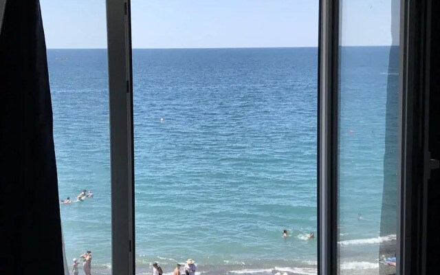 Sea outside window