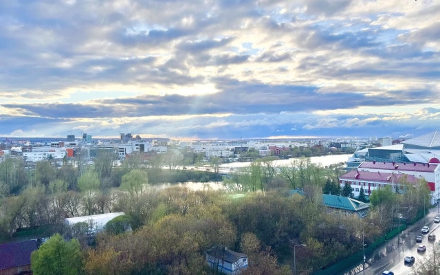 Квартира с видом на озеро