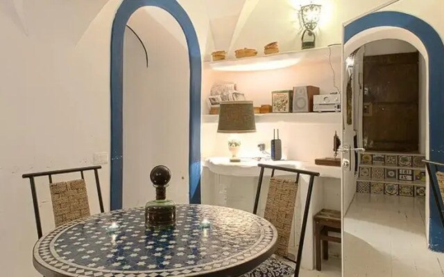blue house