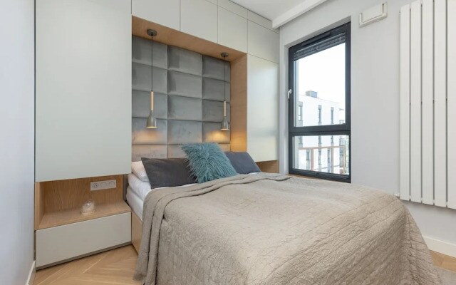 Bright Blue Apartment by Renters