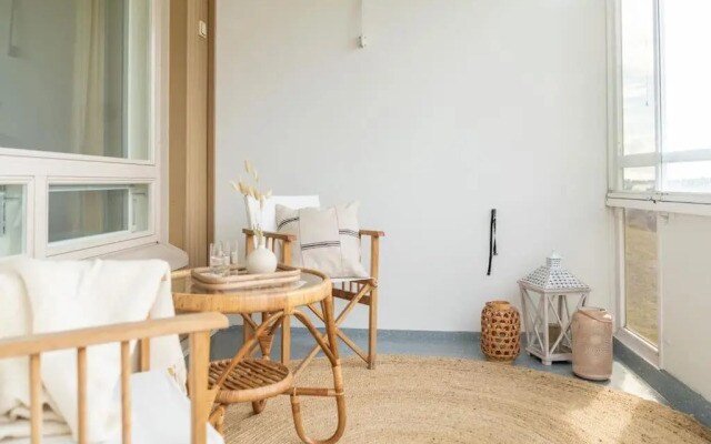 1br apartment in Leppävaara with balcony and sauna