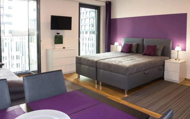 Prague apartment in residential tower · parking