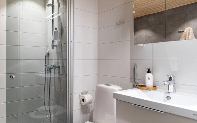 Private sauna and balcony in Kakola