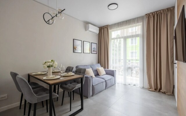 Апартаменты Red Apartments Арт Лайт Сити Шерли