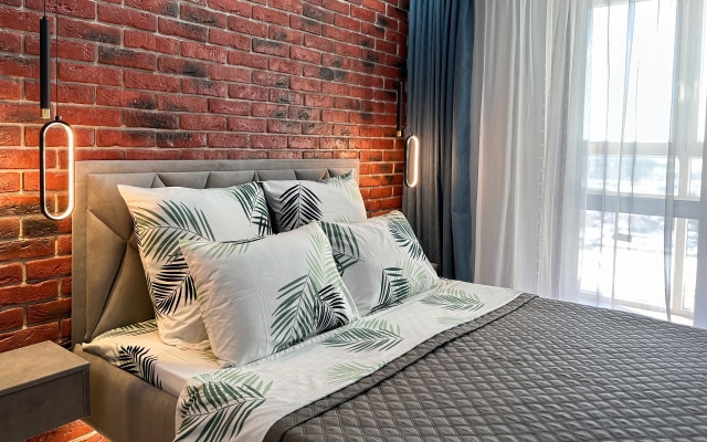 Апартаменты Евродвушка с дизайнерским решением в стиле Soft loft