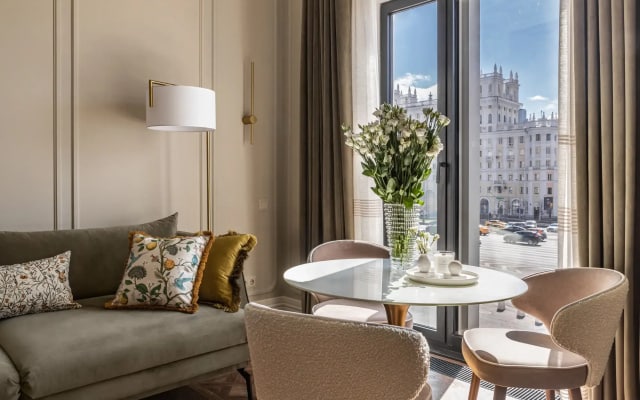 Квартира Moscow Deluxe Apartments Grand Residence SLAVA