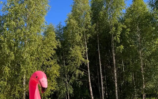 Частный дом Афрейм с Баней и Бассейном у Пруда