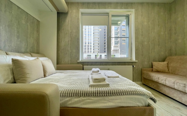 Квартира - студия, метро Московская Rauktis apartments